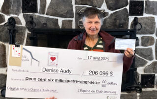 Denise Audy, gagnante du 51e tirage.